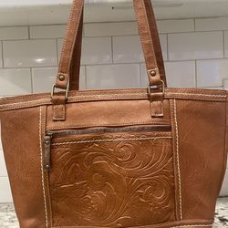 B.O.C Tote Brown Leather Bag