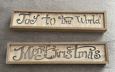 Christmas Light Up Signs Decor