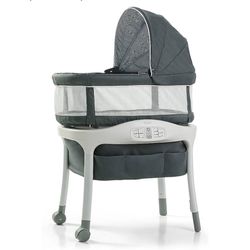 Graco Sense2Snooze Bassinet with Cry Detection Technology | Baby Bassinet Detects and Responds to Baby's Cries to Help Soothe Back to Sleep, Ellison ,