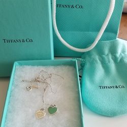 Return To Tiffany Mini Double Heart Tag Pendant for Sale in Dana Point, CA  - OfferUp