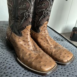 Light Brown Real Ostritch Boots 