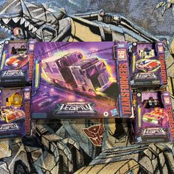Transformers Legacy Stunticons, Menasor NEW, Complete, 5 Figures
