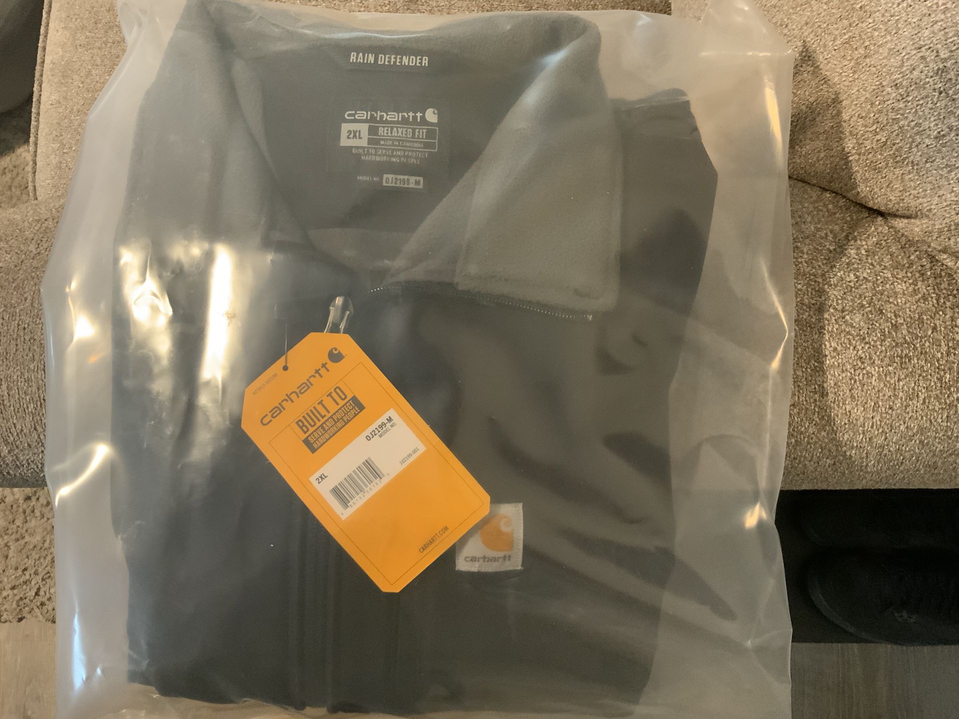 carhartt rain defender jacket 2 xl