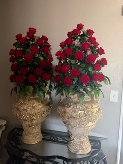 Jarrones grandes con Flores
