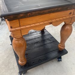 Rolling Solid Pine Cart 