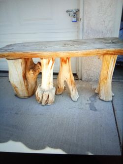 Wood Bench