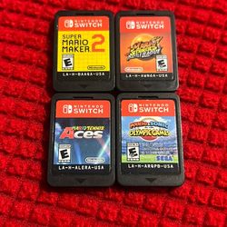 Nintendo Switch Games. Mario Sports Games And Super Mario Maker 2
