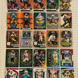 Los Angeles Chargers 25 Card Football Lot! Rookies, Prizms, Parallels, Memorabilia, Short Prints, Variations & More!