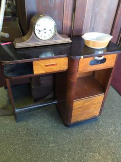 Antique Desk 1930's. Solid wood
