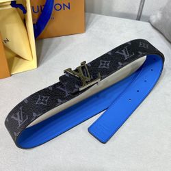 L X V 40mm Black Blue Belt