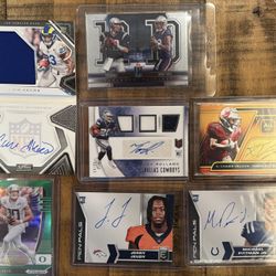 Sports Card Lot Football Tom Brady Autos Rookies