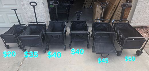 Different size wagons available