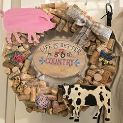 Life Is Better In The Country Wreathe 