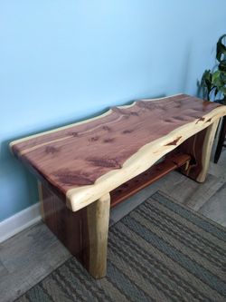 Live Edge Bench