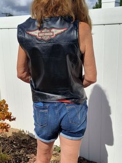 Harley Davidson women's leather vest