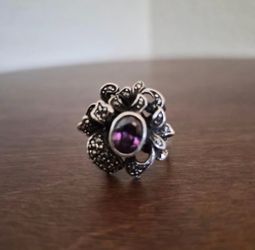 Amethyst .925 ring size 6