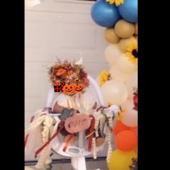First Birthday Pumpkin 🎃 High Chair Banner !