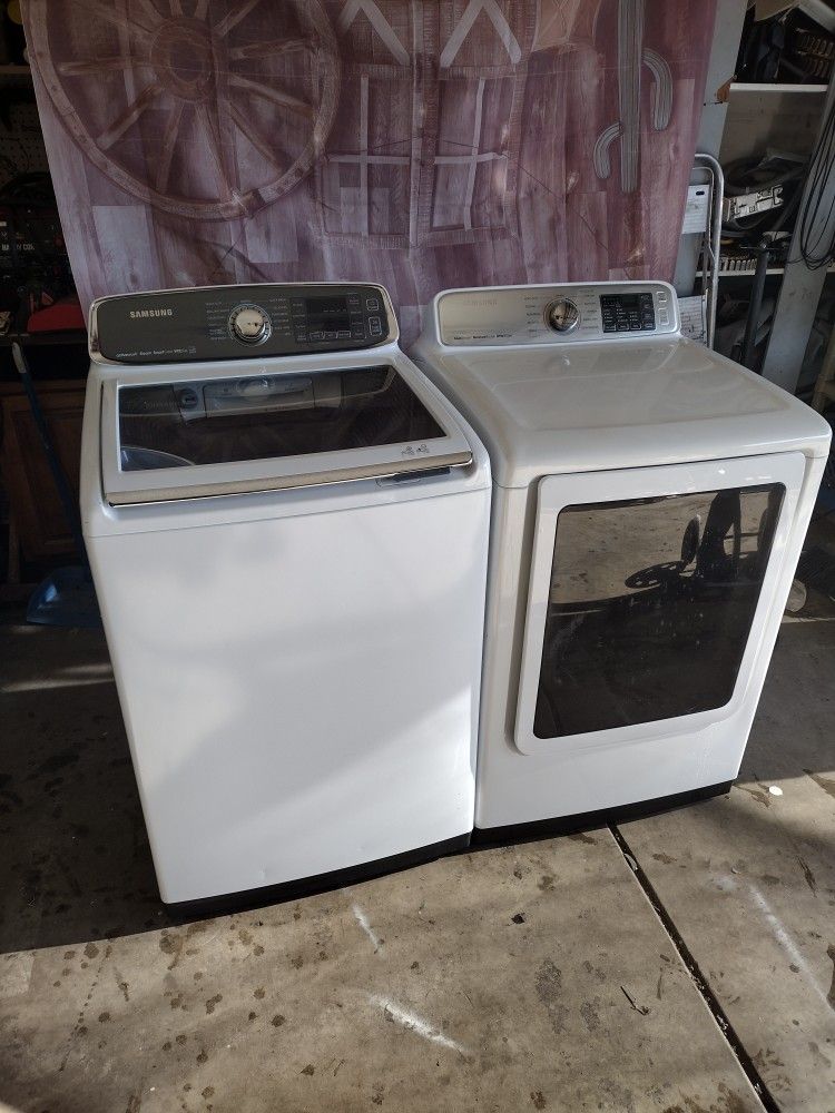 Samsung Washer And Electric Dryer Large Capacity