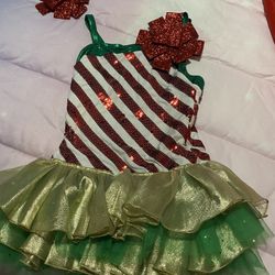 Girls Christmas Costume 7/8