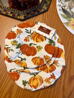 Set of 3 Beautiful Fall Dish Covers NEW