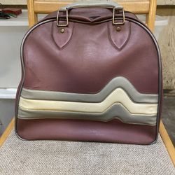 Vintage Bowling Bag And 10 lb Ball