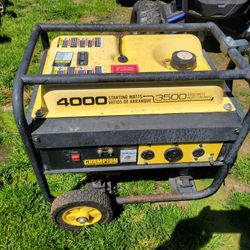 4000 Champion Generator.