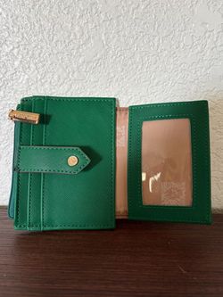 Anne Klein green card case wallet