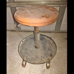 Rolling shop stool garage repair automotive welding oil technician