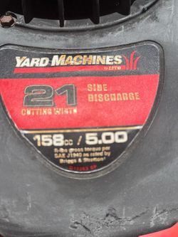 Gas powered mulcher lawnmower