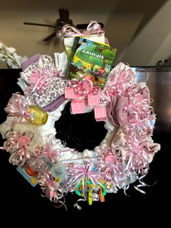 Handmade Pamper Baby Wreath