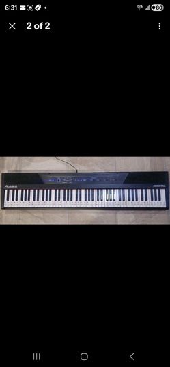 88 key alesis semi weighted keyboard
