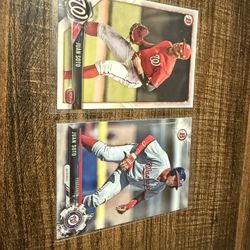 2 Juan Soto Rookie Baseball Cards Washington Nationals 4x All Star