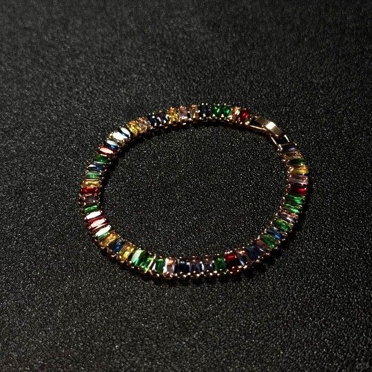 Vintage | Neon Garden Zircon Bracelet