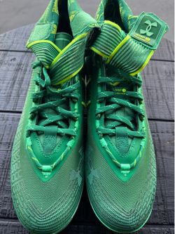 Football Cleats Green Under Armor