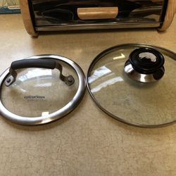 Two See Through Strong Pan Or Pot Lids $5 Each