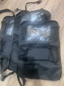 Complete Set Of 3 Car Organizers For Seats. Take All 3 For Price Listed 