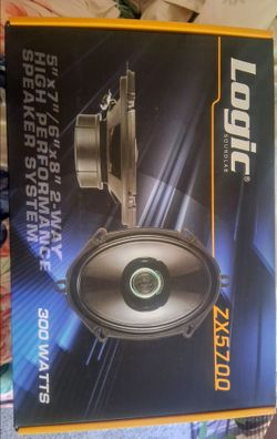 Logic sound Lab 5x7s Audio Speakers Brand New In The Box