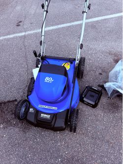 Kobalt 80-volt, 21-in Self Propelled Battery Walk Mower with 05 Ah Battery & Charger Included