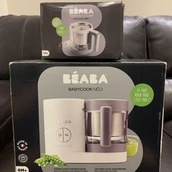 BEABA Babycook Neo Baby Food Maker + Rice, Pasta and Grain Insert 