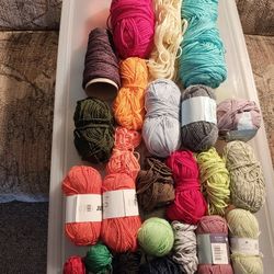 Yarn. Lots Of Mixed. Price For All