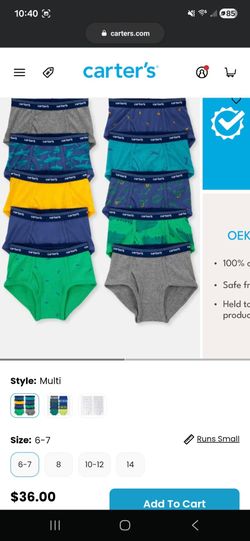 Boy underwear slightly used
