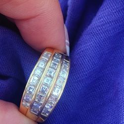 Step Down Set Diamond Ring 