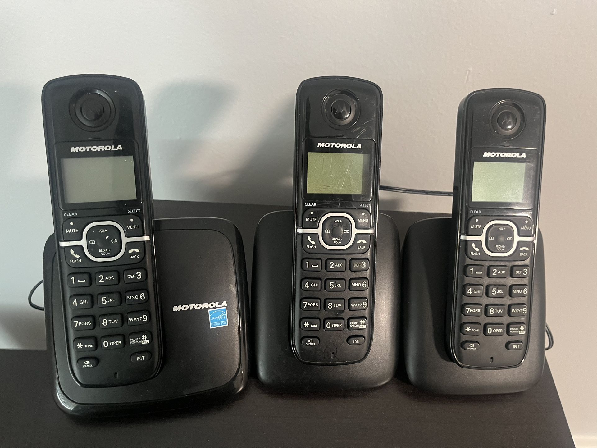 Motorola Cordless Phones (Set of 3)