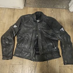 Teknic genuine leather motorcycle jacket