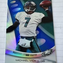 2013 Topps Platinum Michael Vick Blue Sapphire Football