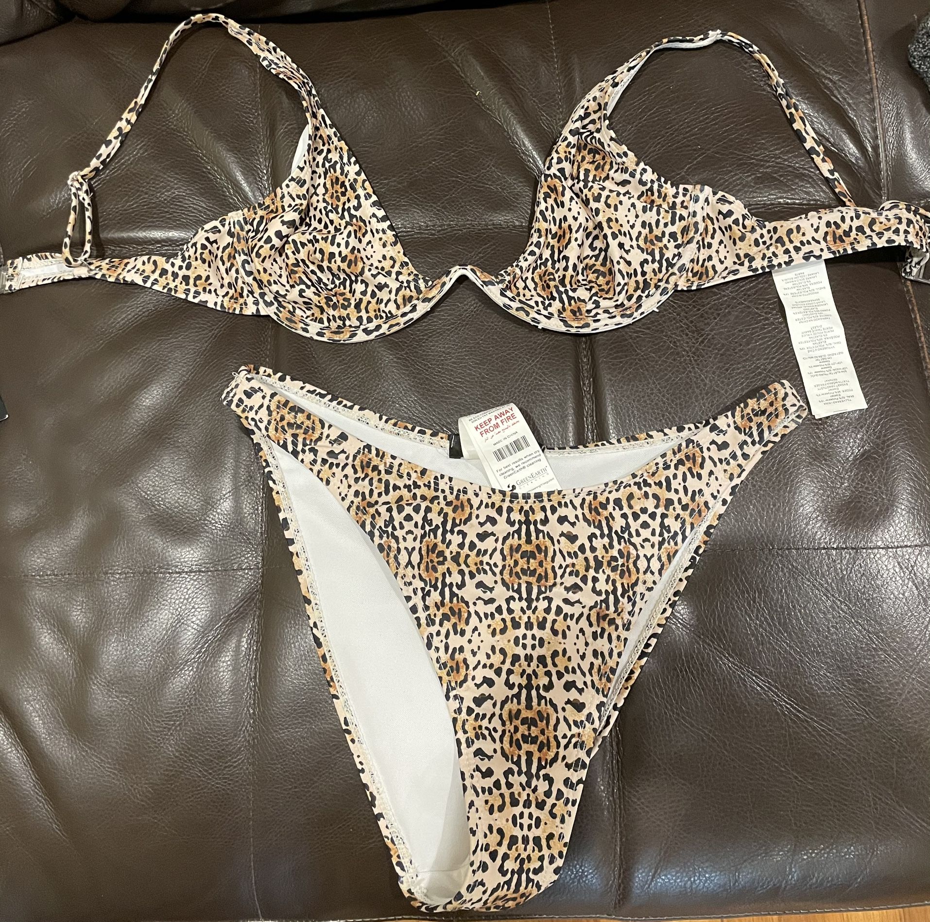 Pretty Little Thing Animal Print Bikini