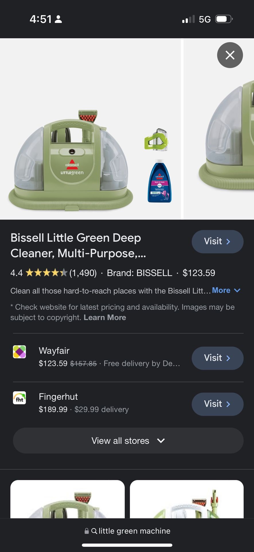 Little Green Bisell