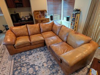 Creative Leather brand sectional