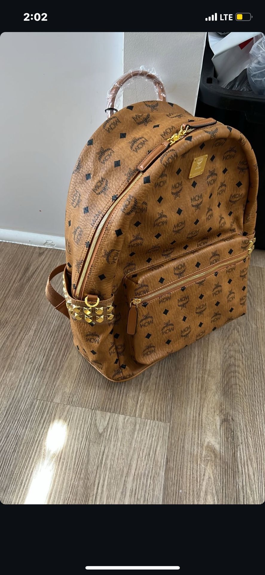 BROWN MCM BACKPACK