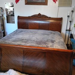 Cal King Sleigh Bed Frame